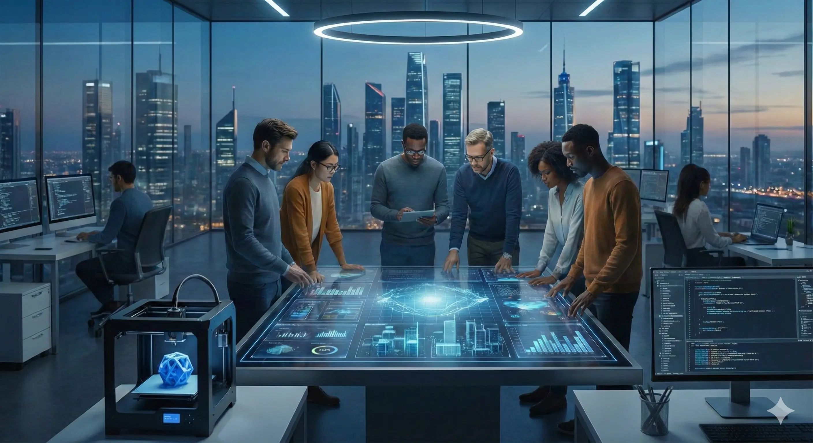 Pozadí hero sekce s moderním designem